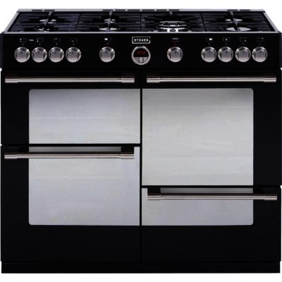 Stoves Sterling R1000GT 100cm Gas Range Cooker in Black